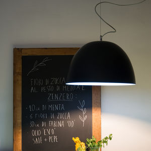 lampada a sospensione / moderna / in acciaio / in Nebulite®