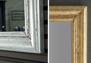specchio a muro / classico / rettangolare / da bagno