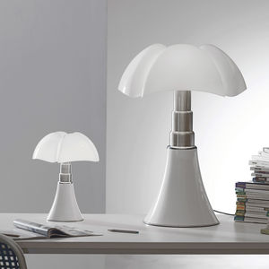 lampada da tavolo / design originale / in acciaio inossidabile / in metacrilato