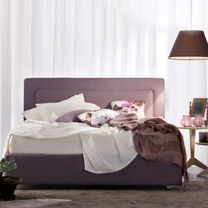 letto matrimoniale / moderno / imbottito / con testiera imbottita