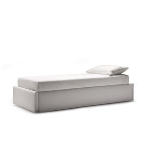 letto singolo / estraibile / moderno / in pelle