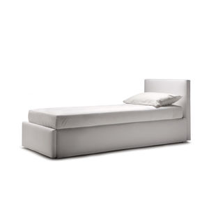 letto singolo / estraibile / moderno / in pelle