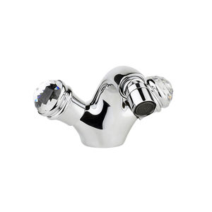 miscelatore doppio comando per bidet / da appoggio / in metallo cromato / da bagno