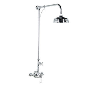 set doccia da parete / classico / termostatico / con soffione fisso