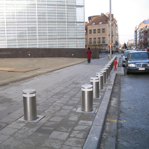 colonna di protezione / antiparcheggio / in acciaio inossidabile / fissa