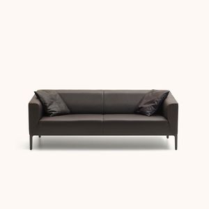 divano moderno / in tessuto / in pelle / professionale