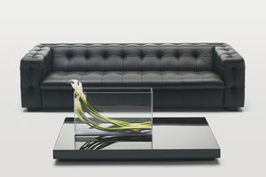 divano chesterfield / in pelle / 2 posti / 3 posti