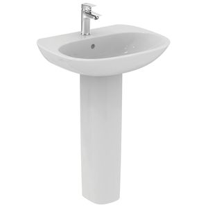 lavabo da terra / in ceramica / moderno / contract