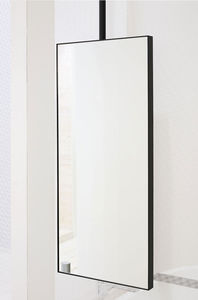specchio da bagno da soffitto / moderno / rettangolare / in metallo