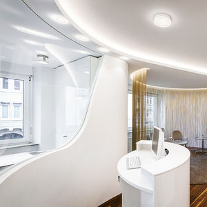 downlight sporgente / LED / tondo / in vetro