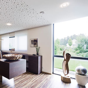 downlight sporgente / LED / quadrato / in vetro