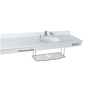 lavabo sospeso / rettangolare / in Pietraluce® / moderno