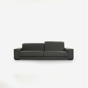 divano d'angolo / modulare / moderno / in pelle