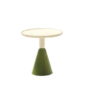 sgabello moderno / in legno / in pelle / blu