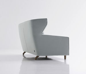 divano moderno / in tessuto / 3 posti / grigio