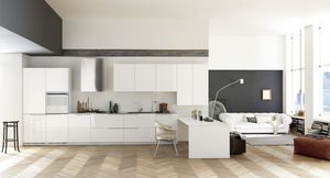 cucina moderna / in legno / laccata