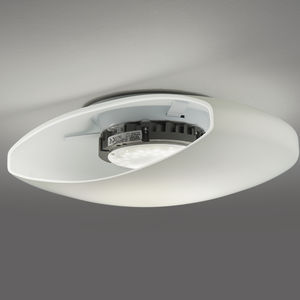 plafoniera moderna / tonda / in vetro soffiato / LED