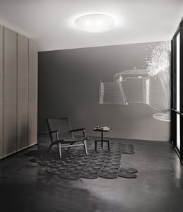 plafoniera moderna / in vetro / LED / da interno