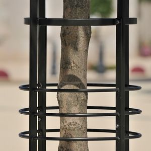 griglia di protezione per alberi in acciaio