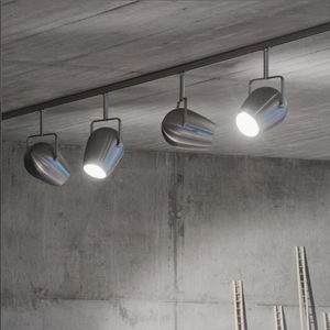 plafoniera moderna / in alluminio / LED / alogena
