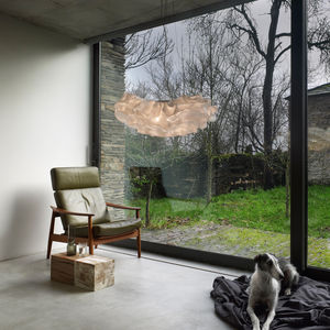 lampada a sospensione / design originale / in acciaio inossidabile / in rete