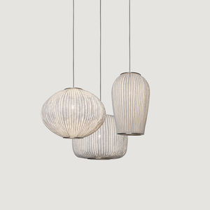 lampada a sospensione / moderna / in acciaio inossidabile / in rete
