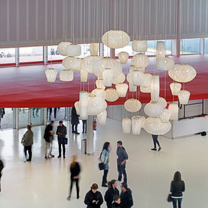 lampadario moderno / in acciaio inossidabile / a rete / a incandescenza
