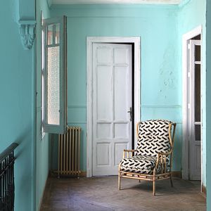 tessuto da tappezzeria / motivi geometrici / in velluto / per uso residenziale