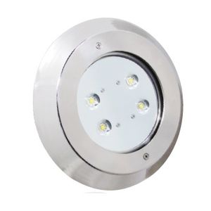 luce da incasso a pavimento / LED / tonda / per piscina