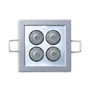 luce ad incasso / LED / quadrata / in alluminio