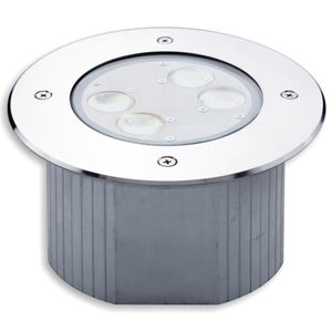 luce ad incasso / LED / tonda / in alluminio