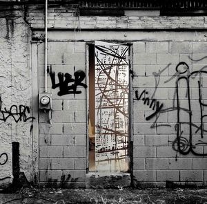 porta da interni / battente / in vetro / filomuro