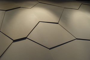 pannello decorativo in calcestruzzo / da parete / liscio
