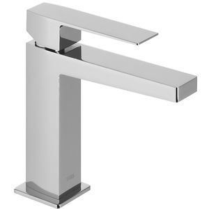 miscelatore per lavabo / in metallo cromato / da bagno / 1 foro