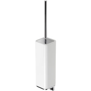 scopino per WC in metallo cromato / in ceramica / da parete