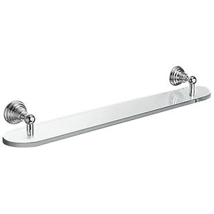 mensola / moderno / in metallo cromato / da bagno
