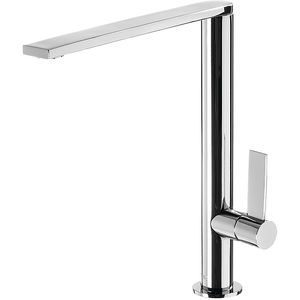miscelatore in metallo cromato / da cucina / 1 foro
