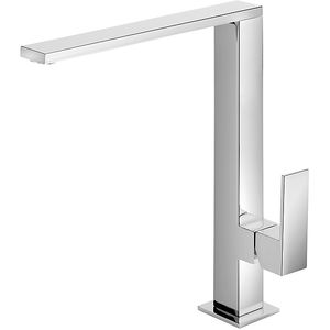 miscelatore in metallo cromato / da cucina / 1 foro
