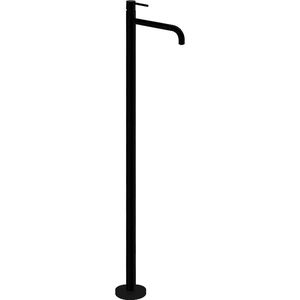 miscelatore per lavabo / a pavimento / in metallo cromato / da bagno