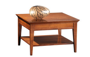 tavolino basso classico / in legno / rettangolare / da interno