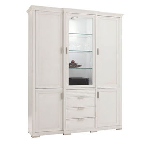 credenza con alzata classica / in vetro / in legno