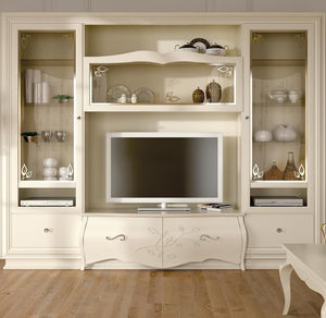 mobile TV in stile / in legno / in legno laccato