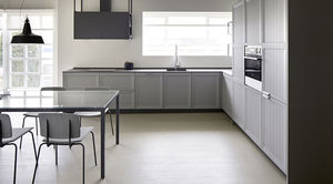 cucina moderna / in vetro / in metallo / in legno