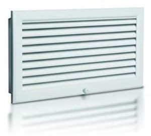 griglia di ventilazione in plastica / in alluminio / in acciaio galvanizzato / in metallo