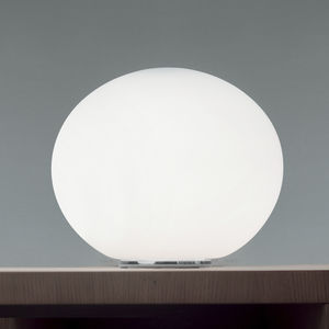 lampada da tavolo / moderna / in vetro soffiato / alogena