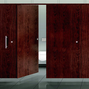 cabina WC per bagno pubblico / in HPL / in legno / in alluminio