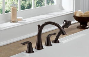 miscelatore da doccia / per vasca / in bronzo / da bagno