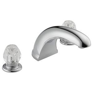 miscelatore doppio comando per vasca / da appoggio / in metallo cromato / da bagno