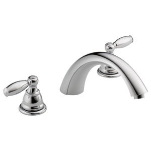 miscelatore doppio comando per vasca / da appoggio / in metallo cromato / da bagno