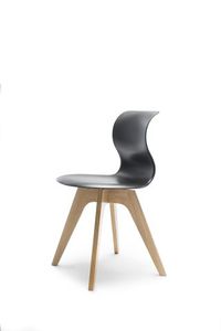 sedia moderna / con cuscino rimovibile / imbottita / con braccioli